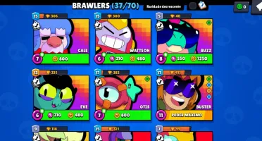 Conta de brawl stars intermediária