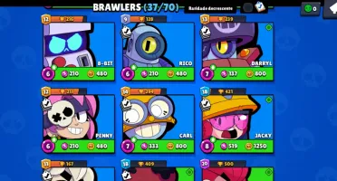 Conta de brawl stars intermediária