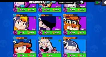 Conta de brawl stars intermediária