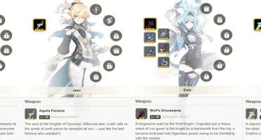 CONTA GENSHIN AR58✨16 LENDÁRIOS+6 ARMAS 5⭐GANYU+AMOS/ITTO C1