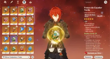 GANYU C1+ DILUC+ VENTI+ ZHONG+ MONA+ QIQ+ ALBED+ (4)ARMAS 5*