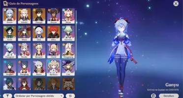 GANYU C1+ DILUC+ VENTI+ ZHONG+ MONA+ QIQ+ ALBED+ (4)ARMAS 5*