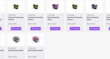 Albion Online | Baús Raros e Lendários | Twitch Drops