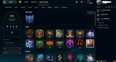 Conta League of legends D4