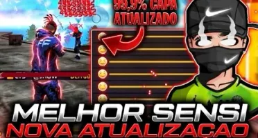 Free Fire Sensibilidade Mobile igual Regedit/Emulador ATT