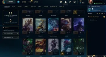 Conta FERRO 4 GUYS - League of Legends LOL