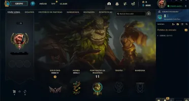 Conta FERRO 4 GUYS - League of Legends LOL