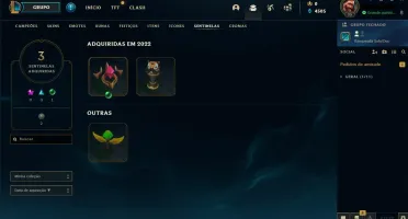 Conta FERRO 4 GUYS - League of Legends LOL