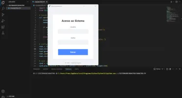 🚀 Sistema de Login Profissional em Python (Tkinter) – Códig