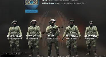 Conta GLOBAL CSGO medalha de 10 ANOS 3k horas de jogo