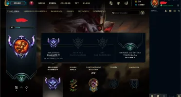 CONTA LEAGUE OF LEGENDS DIAMANTE 4 (IV)