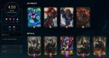 Conta League of Legends Full Acesso - 157 champs e 430 skins