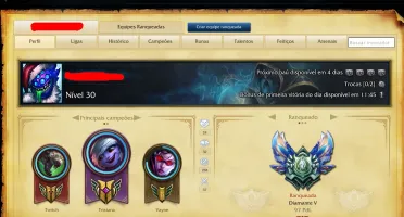CONTA DIAMANTE 5 40 CHAMPS PROMOÇÃO!!
