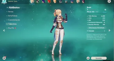 GENSHIN IMPACT CONTA COM VENTI, DILUC, RAIDEN E JEAN [AR28]