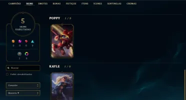 CONTA LVL 30 UNRANKED ,39 CHAMP , 5 SKINS