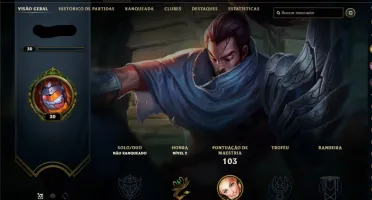 CONTA LVL 30 UNRANKED ,39 CHAMP , 5 SKINS