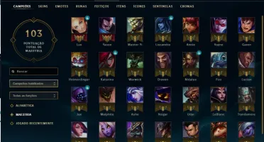 CONTA LVL 30 UNRANKED ,39 CHAMP , 5 SKINS