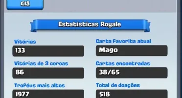 Conta Clash Royale lv7