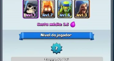 Conta Clash Royale lv7