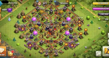 CONTA CLASH OF CLANS CV 10 QUASE FULL
