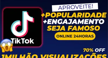 [Promoção] 1MILHÃO Visualizações TIKTOK por apenas R$24,99