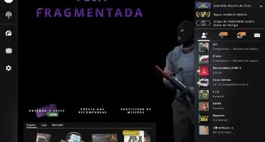 Steam com CSGO - Prime AK Cruzada com GamersClub Lv 17/18