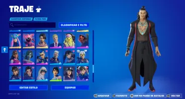 Conta Fortnite (Capitulo 2, Temporada 5 pra frente)