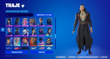 Conta Fortnite (Capitulo 2, Temporada 5 pra frente)