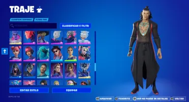 Conta Fortnite (Capitulo 2, Temporada 5 pra frente)