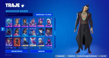 Conta Fortnite (Capitulo 2, Temporada 5 pra frente)