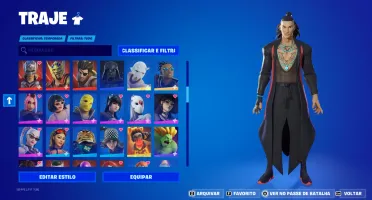 Conta Fortnite (Capitulo 2, Temporada 5 pra frente)