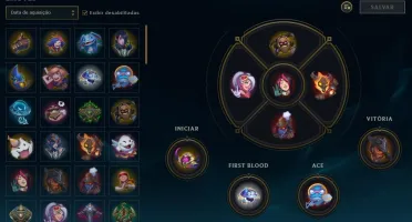 Conta LOL Full Champ 298 skins