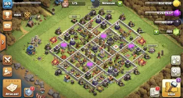 Conta Clash of Clãs - CV 12 RECEM UP + SKINS