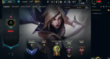 Conta Lol Smurf Diamante 3 69% Wr Main Ad Ig Kaisa Barato