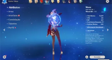 Diluc+Mona +Klee - AR45 (End Game) - Top Account BARATO