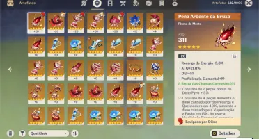 Diluc+Mona +Klee - AR45 (End Game) - Top Account BARATO