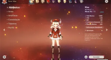Diluc+Mona +Klee - AR45 (End Game) - Top Account BARATO