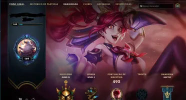 Conta League of legends Gold