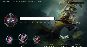 Conta Prata II/46 skins/6 Paginas de runa/111 Campeões