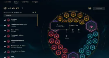 Conta Prata II/46 skins/6 Paginas de runa/111 Campeões