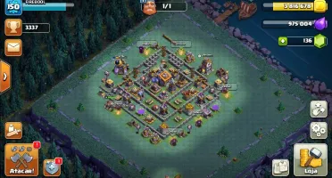 Conta clash of clans cv 11