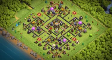 Conta clash of clans cv 11