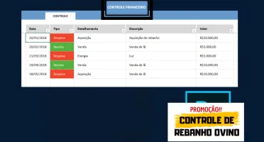 Planilha para Controle de Rebanho Ovino Completo
