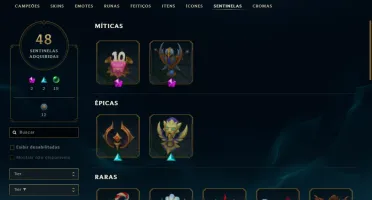 Conta Lol criada em 2014, elo atual mestre, main suporte