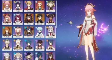✨Hutao+baculo de homa, Yae miko, Childe, Zhongli, Mona Ar51✨