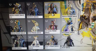 vendo conta no Warframe maestria 17