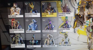 vendo conta no Warframe maestria 17