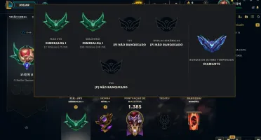Conta League Of Legends Nv 1368 ( 394 Skins )