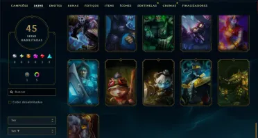 Prata 3 com 90 Champs e 45 Skins ( MID / JG / ADC )