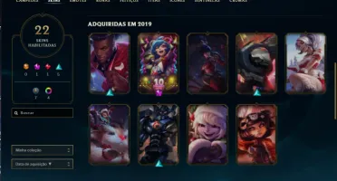 League Of Legends Conta Mestre mmr alto